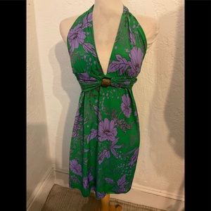 Kitty Vintage Halter Dress-